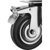 Поворотное колесо резина/металл игольчатый подшипник ЗУБР Профессионал d=200 мм г/п 185 кг 30936-200, изображение 7 • Купить по низкой цене в интернет-магазине СМЭК