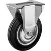 Неповоротное колесо резина/металл игольчатый подшипник ЗУБР Профессионал d=160 мм г/п 145 кг 30936-1 • Купить по низкой цене в интернет-магазине СМЭК