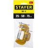 Набор чугунных струбцин G STAYER SG-3 25-50-75 мм 3 шт. 3212-H3 • Купить по низкой цене в интернет-магазине СМЭК