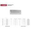 Крепежная пластина ЗУБР КП-2.0 180х65 х 2 мм 310236-180-65, изображение 6 • Купить по низкой цене в интернет-магазине СМЭК