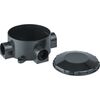 Коробка распаячная NSS-DB-70-35-BL открытого монтажа трехрожковая черн. Navigator 93760, изображение 2 • Купить по низкой цене в интернет-магазине СМЭК