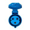 Розетка кабельная 16А 220В 2P+РЕ IP44 (213) EKF ps-213-16-220, изображение 4 • Купить по низкой цене в интернет-магазине СМЭК