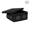 Коробка распаячная КМР-030-031 с крышкой наружная 85х85х40 8 мембранных вводов IP55 черн. EKF plc-kmr2-030-031-b, изображение 2 • Купить по низкой цене в интернет-магазине СМЭК
