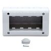 Коробка установочная под VIVA 4 мод. настен. IP40 DKC 54740, изображение 2 • Купить по низкой цене в интернет-магазине СМЭК