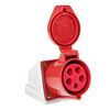 Розетка наружн. уст. 32А 380В 3P+РЕ+N IP44 (125) EKF ps-125-32-380, изображение 2 • Купить по низкой цене в интернет-магазине СМЭК