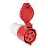 Розетка кабельная 16А 380В 3P+РЕ+N IP44 (215) EKF ps-215-16-380, изображение 5 • Купить по низкой цене в интернет-магазине СМЭК