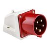Вилка стационарная 515 16А 3P+PE+N 380В IP44 EKF ps-515-16-380, изображение 2 • Купить по низкой цене в интернет-магазине СМЭК