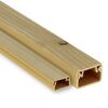 Кабель-канал 15х10 L2000 пластик Plast свет. дер. EKF kk-15-10w, изображение 2 • Купить по низкой цене в интернет-магазине СМЭК