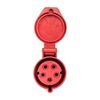 Розетка кабельная 16А 380В 3P+РЕ+N IP44 (215) EKF ps-215-16-380 • Купить по низкой цене в интернет-магазине СМЭК