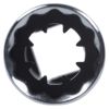 KING TONY Головка свечная двенадцатигранная 3/8", 14 мм, L = 90 мм, резиновый фиксатор, изображение 2 • Купить по низкой цене в интернет-магазине СМЭК
