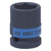 KING TONY Головка торцевая ударная шестигранная 1/2", 20 мм, изображение 3 • Купить по низкой цене в интернет-магазине СМЭК