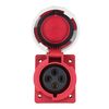 Розетка стационарная внутренняя угловая 4142 3Р+РЕ 16А 380В IP67 PROxima EKF ps-4142-16-380 • Купить по низкой цене в интернет-магазине СМЭК