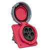 Розетка стационарная внутренняя угловая 4452 3Р+РЕ+N 125А 380В IP67 PROxima EKF ps-4452-125-380, изображение 7 • Купить по низкой цене в интернет-магазине СМЭК