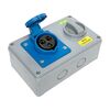 Розетка 1413 2Р+РЕ 16А 220В IP44 с блокировкой и выкл. EKF ps-1413-16-220, изображение 4 • Купить по низкой цене в интернет-магазине СМЭК