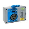 Розетка 1423 2Р+РЕ 32А 220В IP44 с блокировкой и выкл. EKF ps-1423-32-220, изображение 7 • Купить по низкой цене в интернет-магазине СМЭК