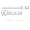 Профиль STRUT 41х21 L1300 2мм HDZ EKF stp4121130x2.0-HDZ • Купить по низкой цене в интернет-магазине СМЭК