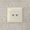 Розетка компьютерная 2-м СП Avanti "Ванильная дымка" RJ45 кат.5E без шторок механизм DKC 4405664, изображение 5 • Купить по низкой цене в интернет-магазине СМЭК