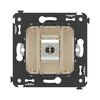 Розетка компьютерная 1-м СП Avanti "Ванильная дымка" RJ45 кат.5E без шторок экранир. механизм DKC 4405763, изображение 5 • Купить по низкой цене в интернет-магазине СМЭК