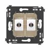 Розетка компьютерная 2-м СП Avanti "Ванильная дымка" RJ45 кат.6 без шторок механизм DKC 4405694 • Купить по низкой цене в интернет-магазине СМЭК