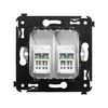 Розетка компьютерная 2-м СП Avanti "Белое облако" RJ45 кат.5E DKC 4400464, изображение 5 • Купить по низкой цене в интернет-магазине СМЭК