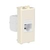 Розетка компьютерная 1мод. Avanti "Ванильная дымка" RJ45 кат.5E без шторок модульная механизм DKC 4405661, изображение 4 • Купить по низкой цене в интернет-магазине СМЭК