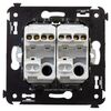 Выключатель 2-кл. 2мод. СП Avanti "Белое облако" 16А IP20 бел. DKC 4400104, изображение 4 • Купить по низкой цене в интернет-магазине СМЭК