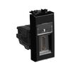 Розетка HDMI 1мод. Avanti "Черный квадрат" тип А-А модульная DKC 4402251, изображение 3 • Купить по низкой цене в интернет-магазине СМЭК