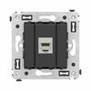 Розетка компьютерная 1-м СП Avanti "Черный матовый" RJ45 кат.6A без шторок экранир. механизм DKC 4412773, изображение 5 • Купить по низкой цене в интернет-магазине СМЭК