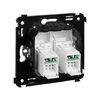 Розетка компьютерная 2-м СП Avanti "Белое облако" RJ45 кат.5E DKC 4400464, изображение 2 • Купить по низкой цене в интернет-магазине СМЭК