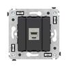 Розетка компьютерная 1-м СП Avanti "Черный матовый" RJ45 кат.5E без шторок экранир. механизм DKC 4412763, изображение 4 • Купить по низкой цене в интернет-магазине СМЭК