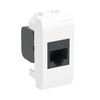 Розетка компьютерная 1-м СП 1мод. Brava RJ45 кат.5E разъем Hyperline бел. DKC 76654B, изображение 4 • Купить по низкой цене в интернет-магазине СМЭК