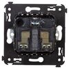 Розетка 1-м СП 2мод. Avanti "Черный квадрат" 16А IP20 2P+E защ. шторки черн. DKC 4402003, изображение 4 • Купить по низкой цене в интернет-магазине СМЭК