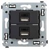 Устройство зарядное USB СП Avanti "Черный матовый" DKC 4412543, изображение 2 • Купить по низкой цене в интернет-магазине СМЭК