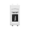 Розетка USB 1мод. Avanti "Белое облако" тип А-А модульная DKC 4400401, изображение 3 • Купить по низкой цене в интернет-магазине СМЭК