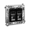 Розетка компьютерная 2-м СП Avanti "Черный квадрат" RJ45 кат.6 DKC 4402294, изображение 2 • Купить по низкой цене в интернет-магазине СМЭК