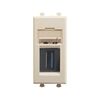 Розетка USB 3.0 1мод. Avanti "Ванильная дымка" тип А-А модульная DKC 4405301, изображение 3 • Купить по низкой цене в интернет-магазине СМЭК