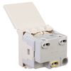 Розетка 1-м 2мод. Avanti "Ванильная дымка" 16А IP41 2P+E защ. шторки с крышкой беж. DKC 4405012 • Купить по низкой цене в интернет-магазине СМЭК