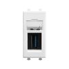 Розетка USB 3.0 1мод. Avanti "Белое облако" тип А-А модульная DKC 4400301, изображение 4 • Купить по низкой цене в интернет-магазине СМЭК