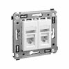 Розетка компьютерная 2-м СП Avanti "Белое облако" RJ45 кат.6 DKC 4400294, изображение 4 • Купить по низкой цене в интернет-магазине СМЭК