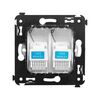 Розетка телефонная 2-м СП Avanti "Белое облако" RJ12 DKC 4400314, изображение 3 • Купить по низкой цене в интернет-магазине СМЭК