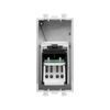 Розетка компьютерная 1мод. Avanti "Закаленная сталь" RJ45 кат.6 модульная DKC 4404291, изображение 2 • Купить по низкой цене в интернет-магазине СМЭК