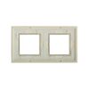 Рамка 4мод. Avanti натуральное стекло бел. DKC 4400824, изображение 3 • Купить по низкой цене в интернет-магазине СМЭК