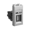 Розетка USB 2.0 1мод. Avanti "Закаленная сталь" тип А-А модульная DKC 4404401, изображение 3 • Купить по низкой цене в интернет-магазине СМЭК
