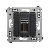 Розетка HDMI 1-м СП Avanti "Черный матовый" тип А-А DKC 4412253, изображение 2 • Купить по низкой цене в интернет-магазине СМЭК