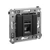 Розетка компьютерная 1-м СП Avanti "Черный матовый" RJ45 кат.6 DKC 4412293, изображение 3 • Купить по низкой цене в интернет-магазине СМЭК