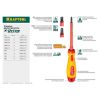 Высоковольтная отвертка KRAFTOOL PH0х60 мм 250084-0-060, изображение 4 • Купить по низкой цене в интернет-магазине СМЭК
