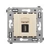Розетка USB 2.0 1-м СП Avanti "Ванильная дымка" тип А-А DKC 4405403, изображение 2 • Купить по низкой цене в интернет-магазине СМЭК