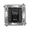 Розетка USB 3.0 1-м СП Avanti "Черный квадрат" тип А-А DKC 4402303, изображение 2 • Купить по низкой цене в интернет-магазине СМЭК
