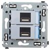 Устройство зарядное USB СП Avanti "Закаленная сталь" DKC 4404543, изображение 2 • Купить по низкой цене в интернет-магазине СМЭК