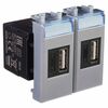 Устройство зарядное USB модульное 2мод. Avanti "Закаленная сталь" DKC 4404542, изображение 4 • Купить по низкой цене в интернет-магазине СМЭК
